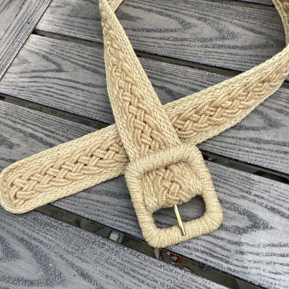 Vintage Woven Braided Belt Accesories By Pearl Womens Medium Boho Western  Excel - Picture 2 of 7